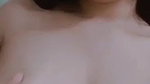 topless beautiful maal pressing her big boobs