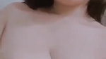 topless beautiful maal pressing her big boobs