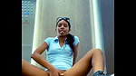 Slim gf quickly masturbating to bf on vc 84270
