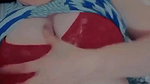 BEAUTIFUL BUSTY BABE SQUEEZING BIG BOOBIES FINGERING PINK MEATY PUSSY COMPLETE SET 01