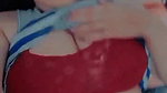 BEAUTIFUL BUSTY BABE SQUEEZING BIG BOOBIES FINGERING PINK MEATY PUSSY COMPLETE SET 01