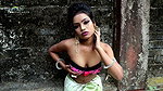 Pakhi in Pink Bra & Low Waist Ghagra Teasing in Photoshoot