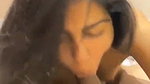 Cute gf giving blowjob