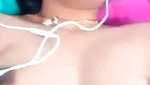 horny aunty video call boob show with a smile