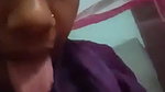 horny selfie girl boob show and viral licking