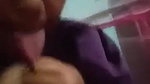 horny selfie girl boob show and viral licking
