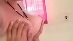 hot wife boob press and sucking by horny husband