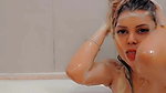 Indian live app girl nude bath with nipple slip