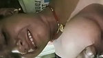 naughty neighbor wife boob press and blowjob
