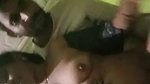 naughty neighbor wife boob press and blowjob