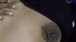 slim college sex GF showing small boobs in selfie