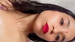 red lips sexy girl boob show viral selfie video
