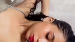 red lips sexy girl boob show viral selfie video