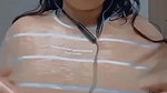 first time topless big boobs showing to lover