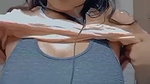 first time topless big boobs showing to lover