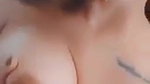 tattooed girlfriend boobs show viral seflie MMS