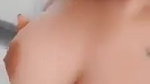 tattooed girlfriend boobs show viral seflie MMS