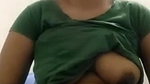 topless Indian GF pressing big boobs viral show