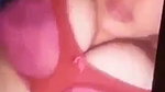 horny girlfriend topless big boobs playing
