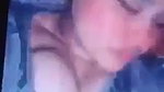horny girlfriend topless big boobs playing