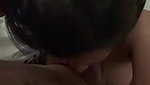sexy girlfriend Indian blowjob to lover viral POV