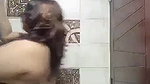 huge boobs girl naked Indian fingering in bathroom