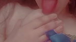boob show Desi girl licks nipple in horniness