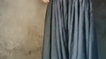 village girl changing dress after nude bath