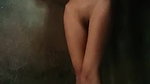 village girl changing dress after nude bath