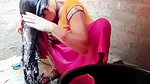 village bhabhi wet big boobs show during bath