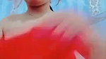 big boobs orange tops girl stripping viral video