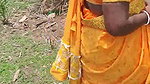 mature Desi randi sex outdoors in standing state