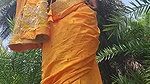 mature Desi randi sex outdoors in standing state
