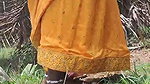 mature Desi randi sex outdoors in standing state