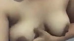 beautiful girl removing bra viral boob press