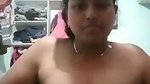 Tamil girl boobs show to lover in viral Tamil sex