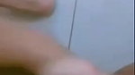 big boobs girlfriend stripping dresses in bathroom