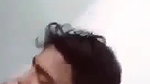 Indian newly married wife boob press romance