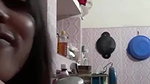Bangladeshi girl boob press topless video making