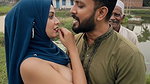 threesome fuck in outdoor in village chamet tango hijab randi stripchat