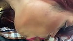 red head Indian blowjob girl showing cleavage