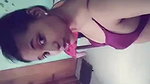Indian girl stripping bra and viral boob show