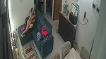 couple nude romance on couch viral hidden sex CCTV