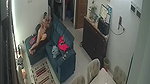 couple nude romance on couch viral hidden sex CCTV