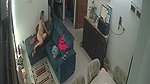 couple nude romance on couch viral hidden sex CCTV