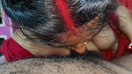 bhabhi sensual blowjob with open blouse boobs show