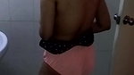 viral desi girl nude before lover in bathroom