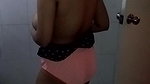 viral desi girl nude before lover in bathroom