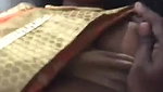 saree girl boob show to lover and boob press