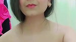short haired Desi topless big boobs viral show